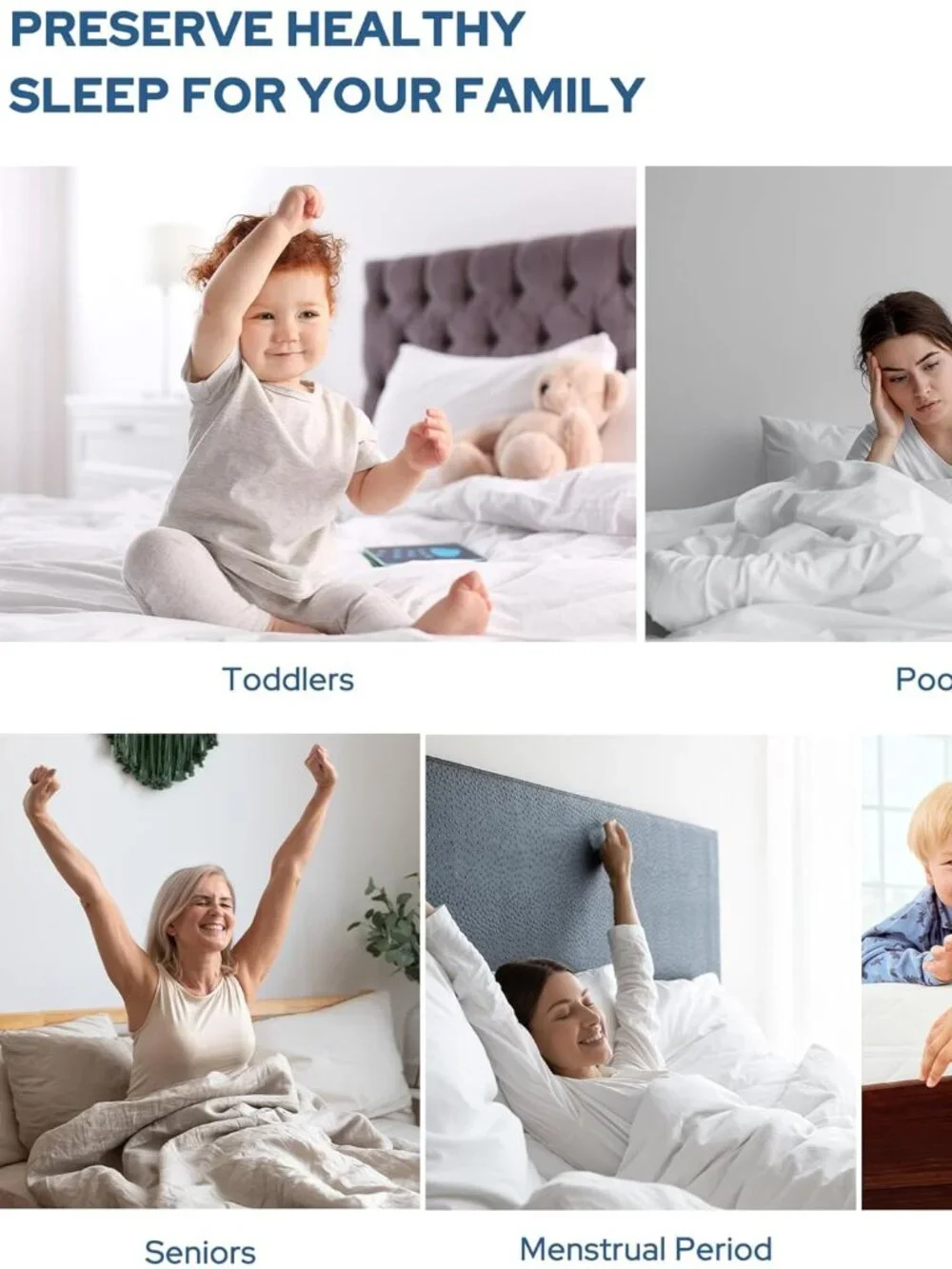 BEDLORE Waterproof Mattress Protector, California King
